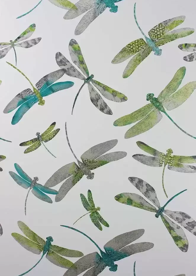 TAPETA ŚCIENNA DRAGONFLY DANCE - obrazek 3