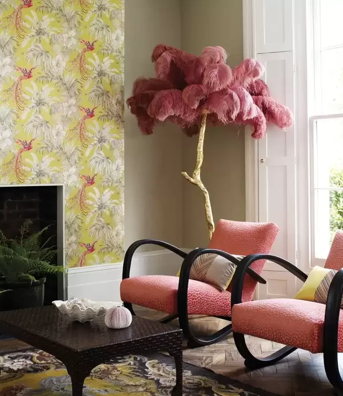 TAPETA ŚCIENNA BIRD OF PARADISE