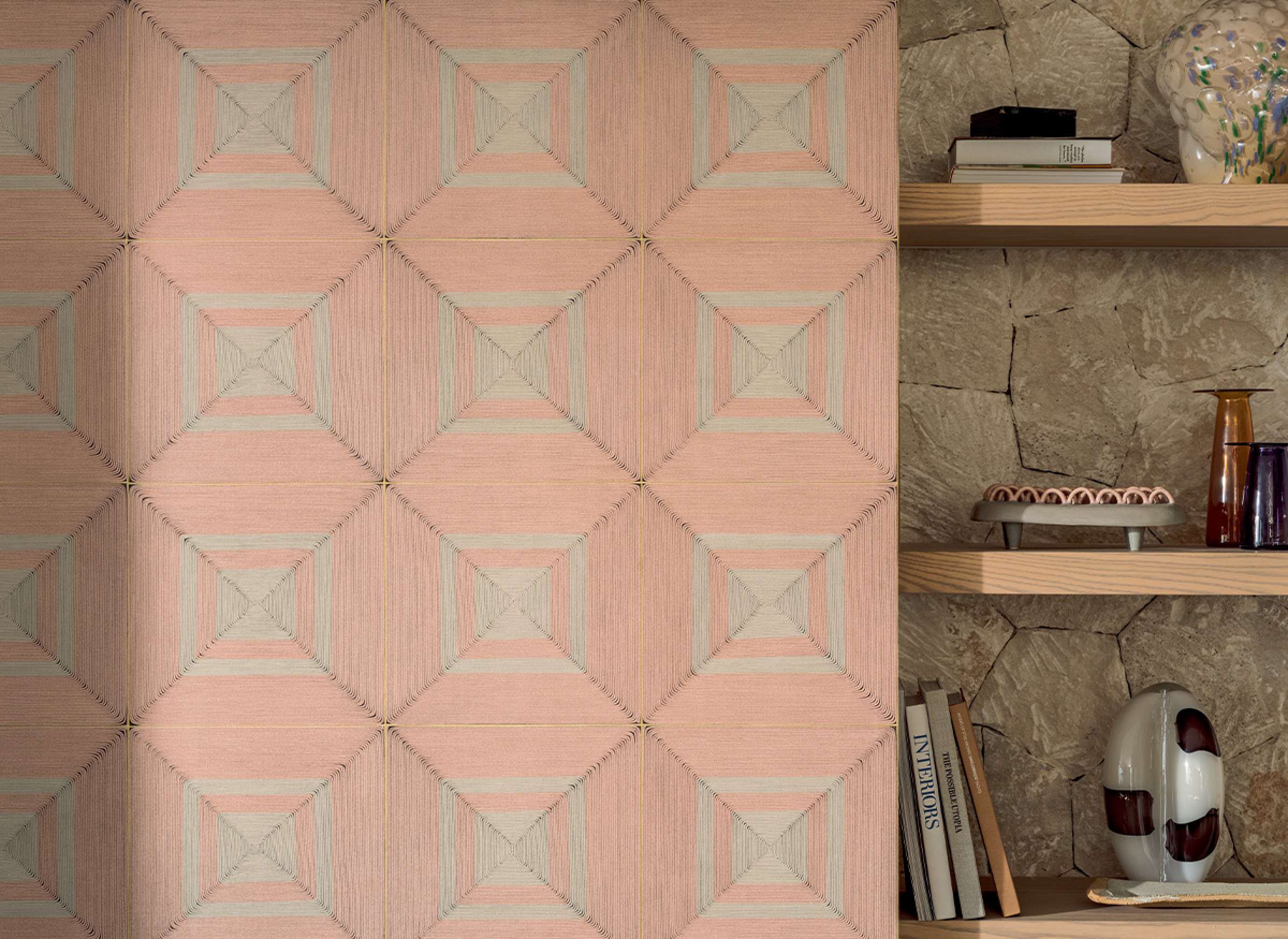 TAPETA ŚCIENNA CARRES JALONNES - obrazek 4