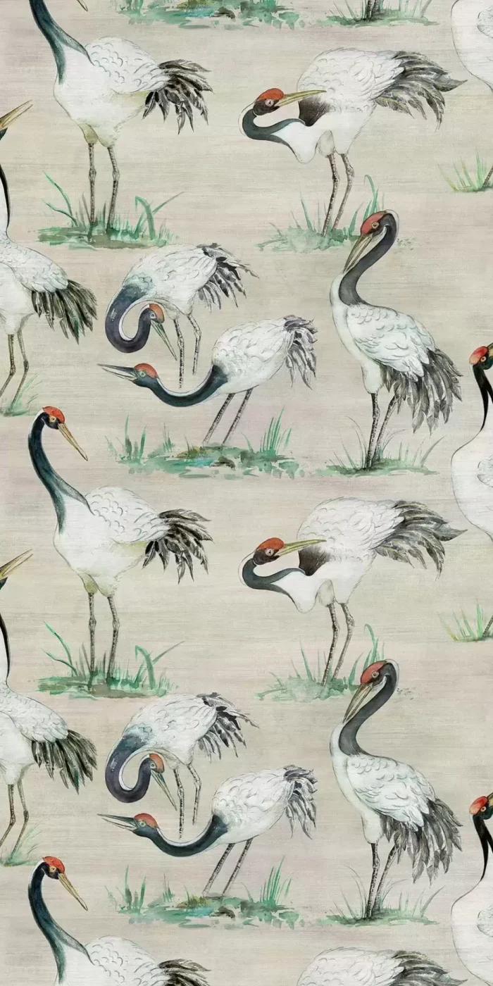 TAPETA ŚCIENNA CRANES - obrazek 2