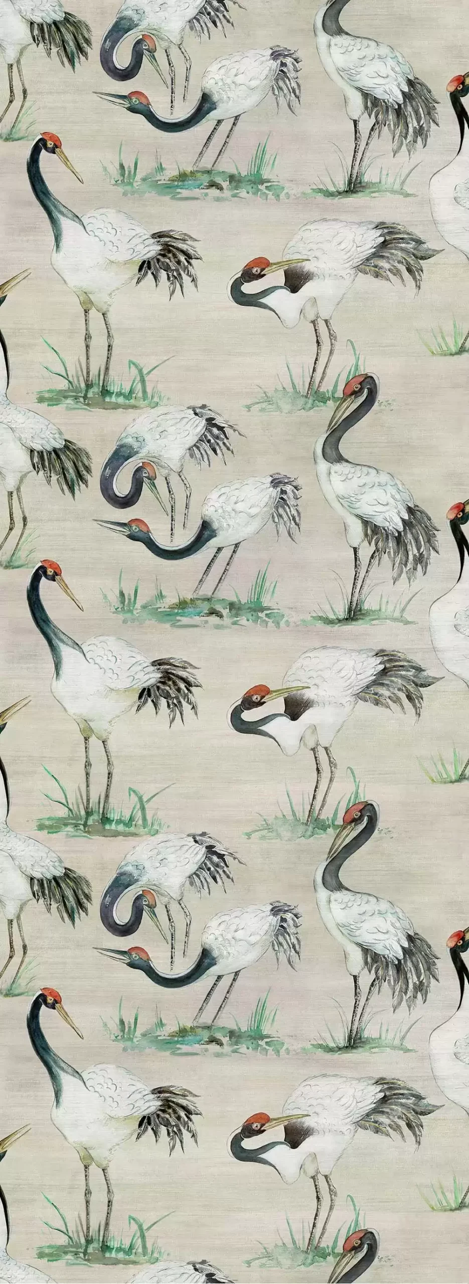 TAPETA ŚCIENNA CRANES - obrazek 2