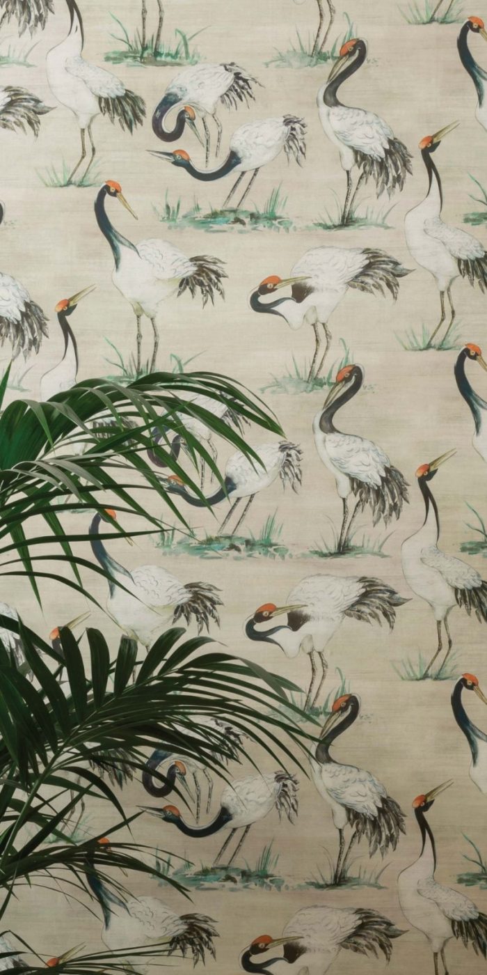 TAPETA ŚCIENNA CRANES - obrazek 3