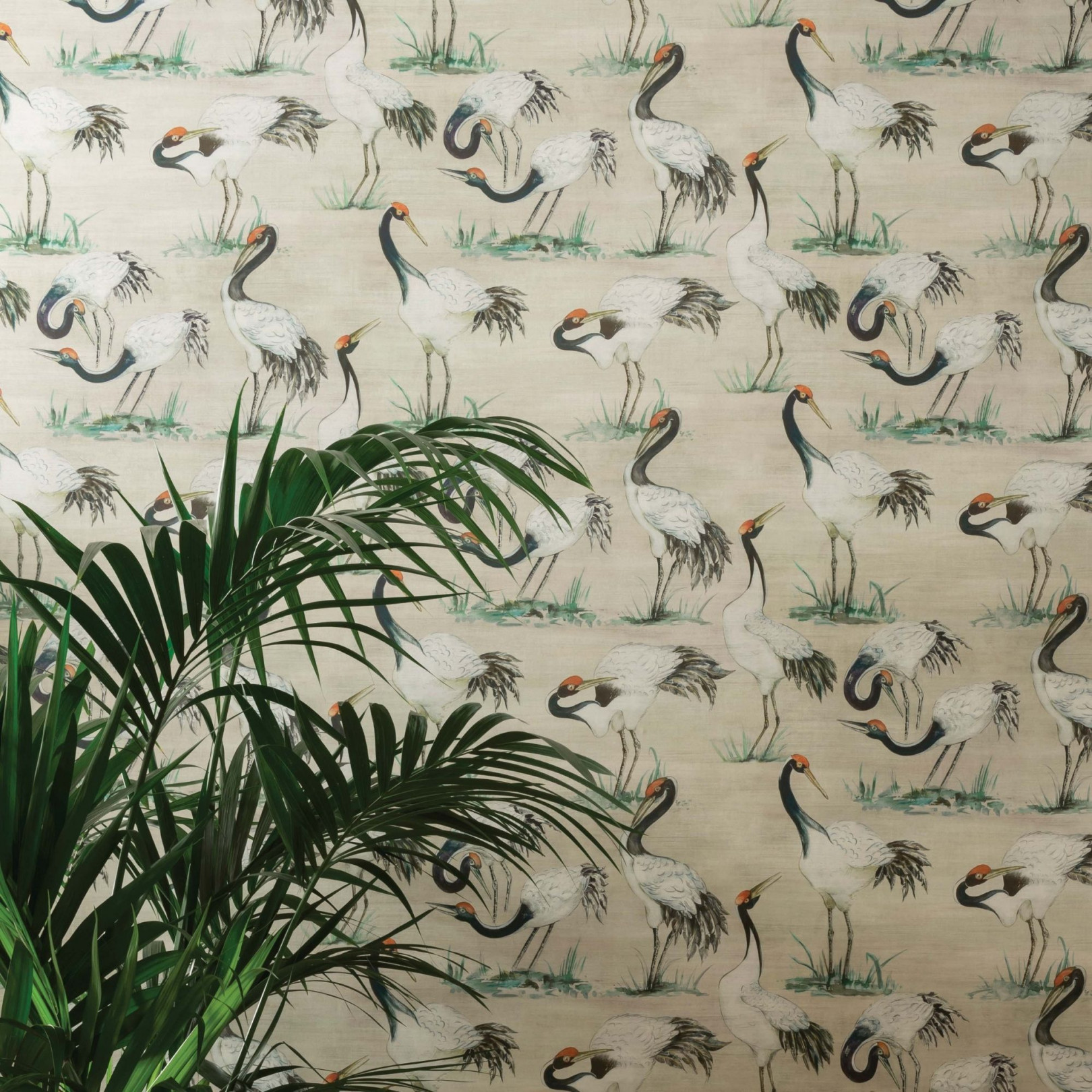 TAPETA ŚCIENNA CRANES - obrazek 3