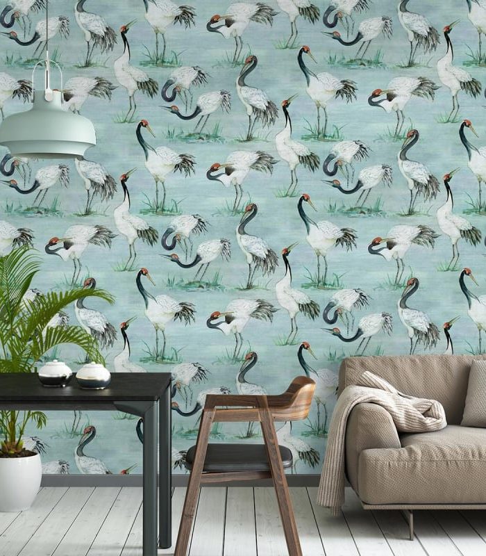 TAPETA ŚCIENNA CRANES - obrazek 4