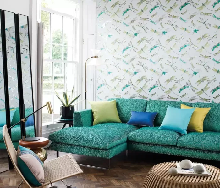 TAPETA ŚCIENNA DRAGONFLY DANCE - obrazek 1