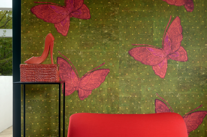 TAPETA ŚCIENNA LA CHASSE AUX PAPILLONS