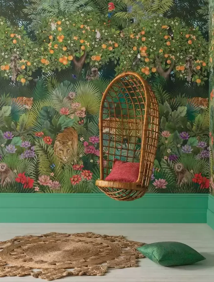 TAPETA ŚCIENNA TIGER GROVE