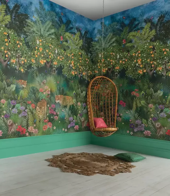 TAPETA ŚCIENNA TIGER GROVE - obrazek 2