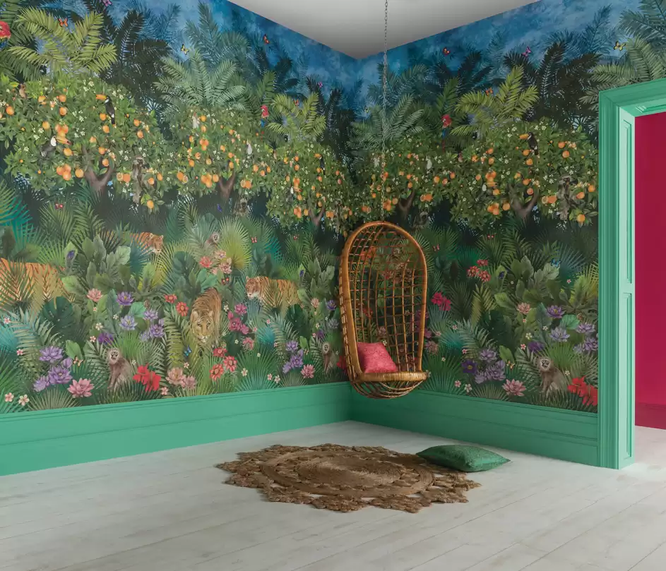 TAPETA ŚCIENNA TIGER GROVE - obrazek 2