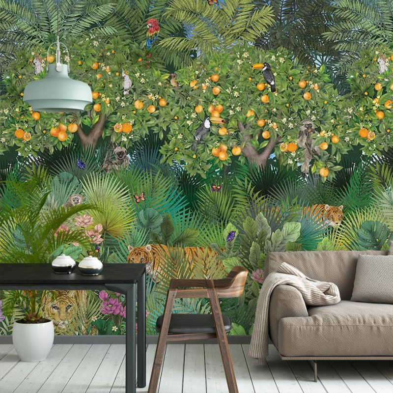 TAPETA ŚCIENNA TIGER GROVE - obrazek 3