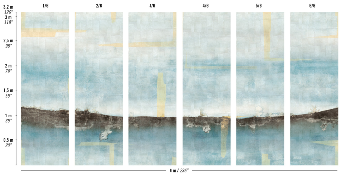 TAPETA ŚCIENNA BRUMES LAQUEES - obrazek 4